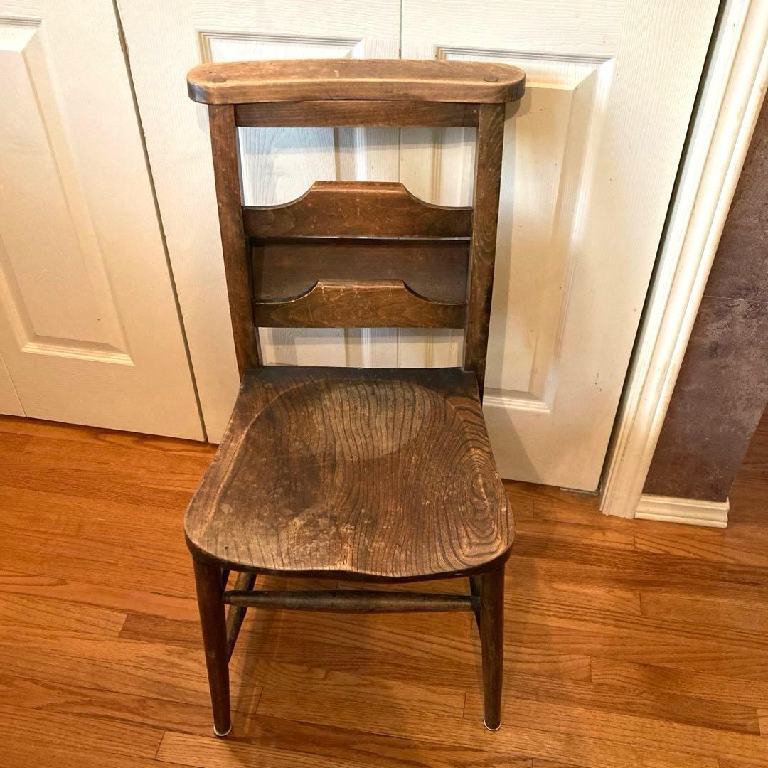 イギリス アンティーク チャーチチェア
