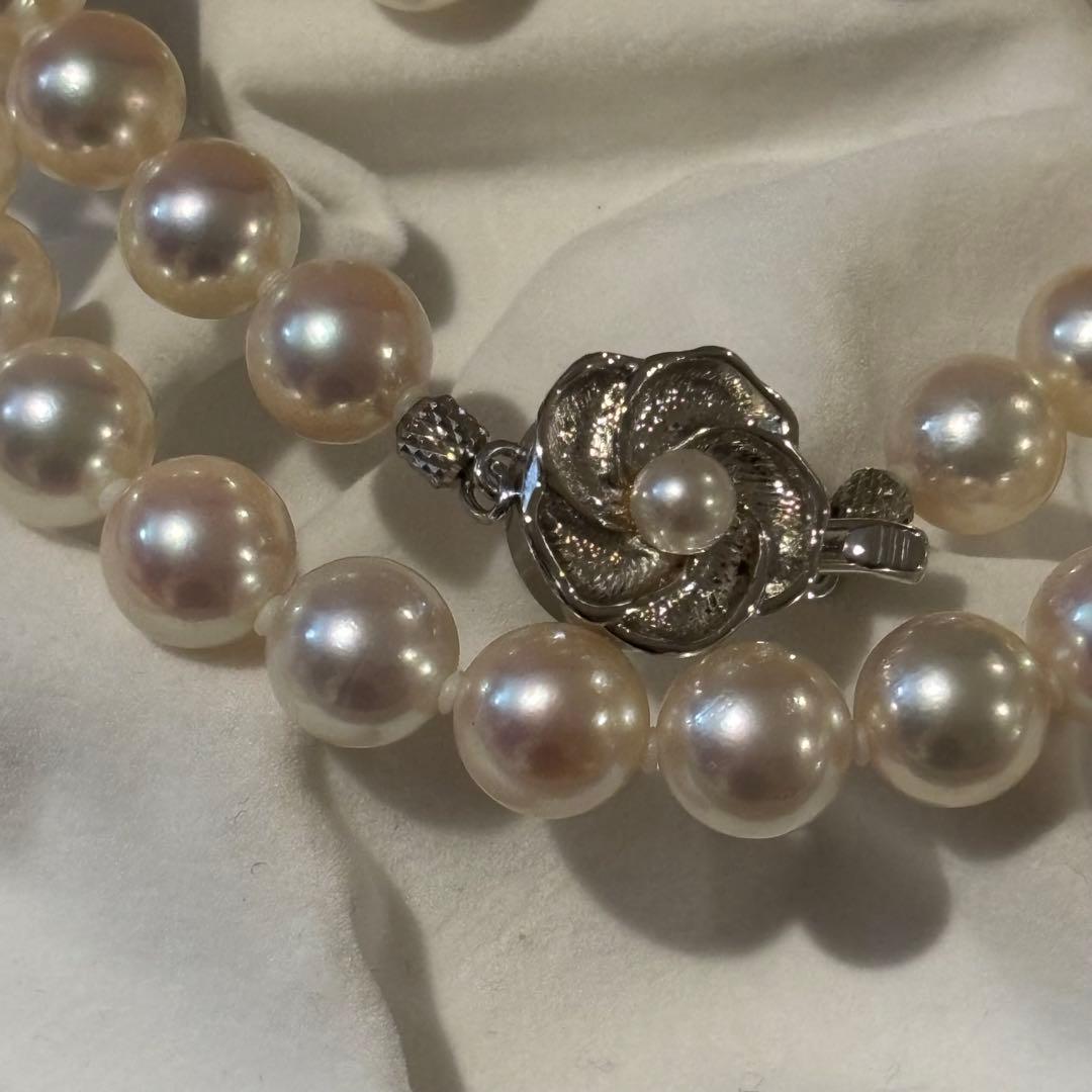 ✴︎まる✴︎アコヤ真珠　8.0〜8.5mm パールネックレスイヤリング