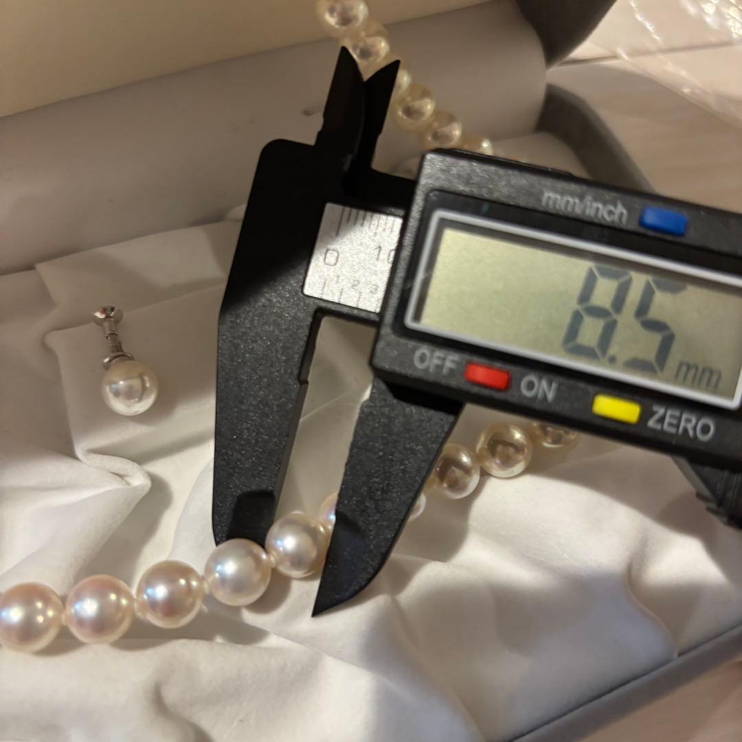 ✴︎まる✴︎アコヤ真珠　8.0〜8.5mm パールネックレスイヤリング