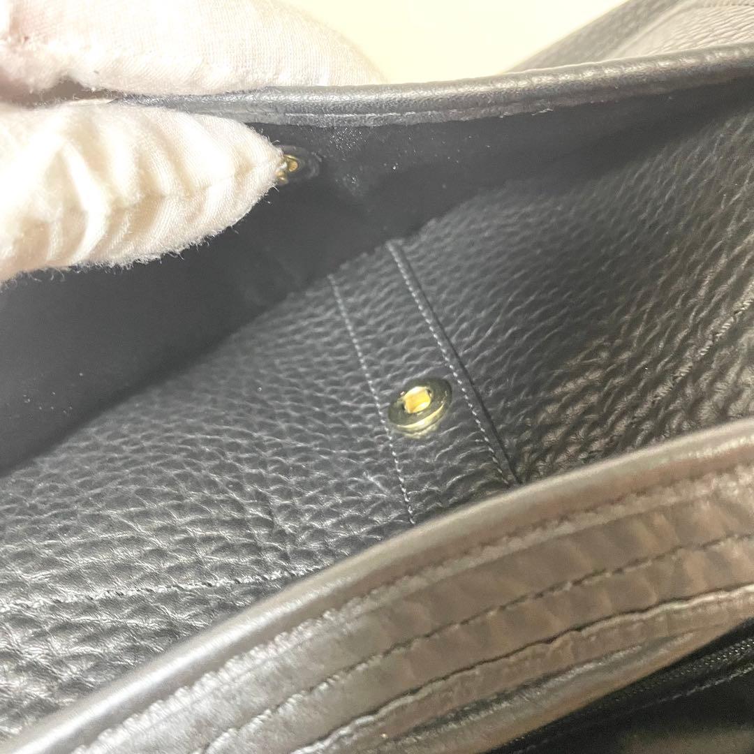 未使用保管品✨️COACH ショルダーバッグ アクセサリーポーチ レザー 黒