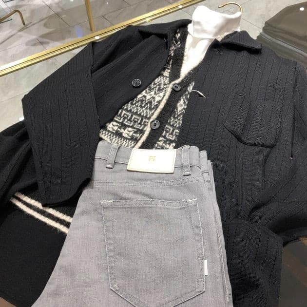 LARDINI 12ゲージウールミラノリブニットカバーオール BEAMS 干場