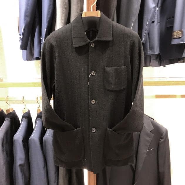 LARDINI 12ゲージウールミラノリブニットカバーオール BEAMS 干場