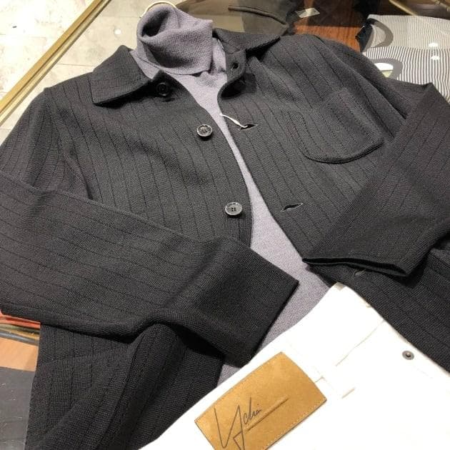 LARDINI 12ゲージウールミラノリブニットカバーオール BEAMS 干場