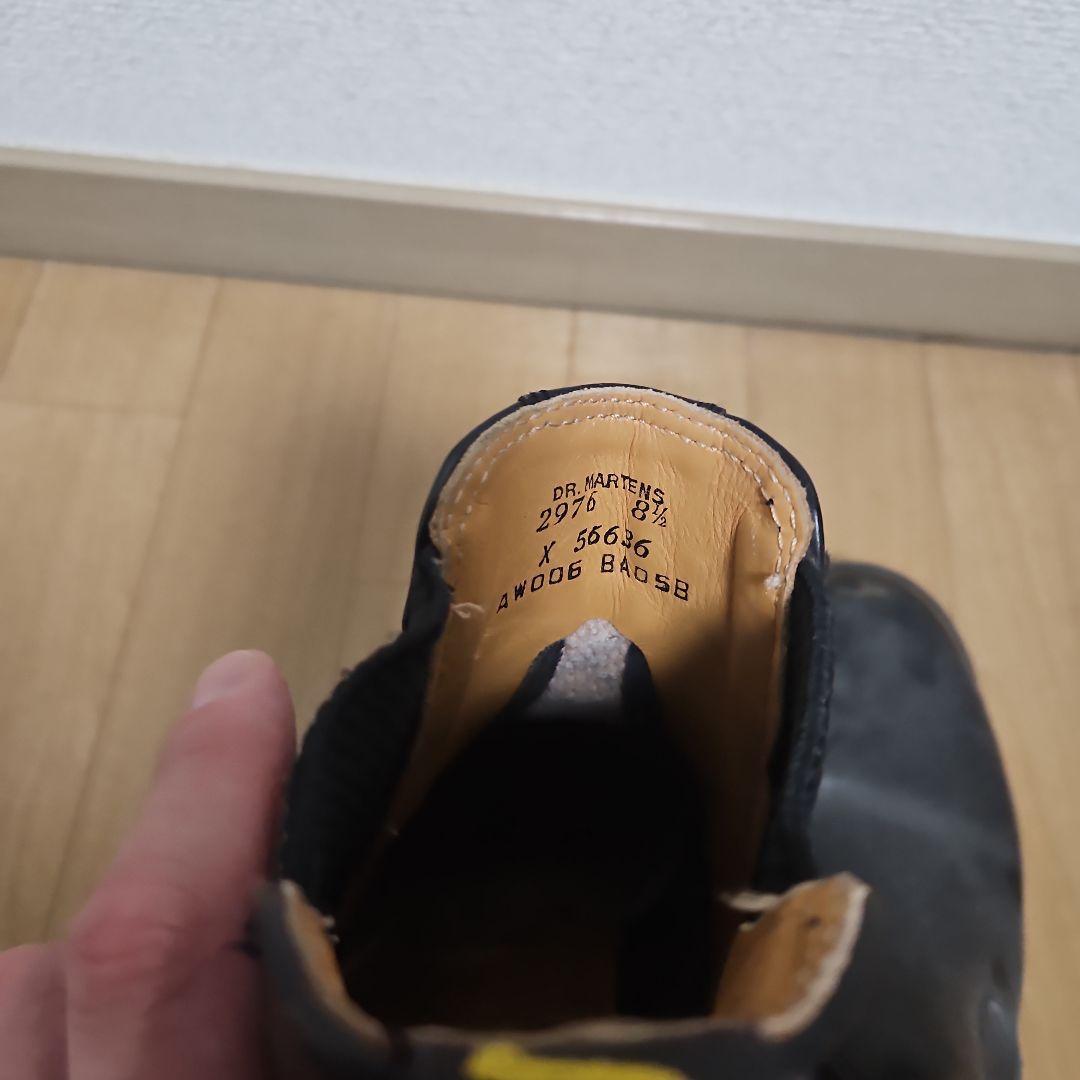 サイドゴアブーツ 黒 レザー