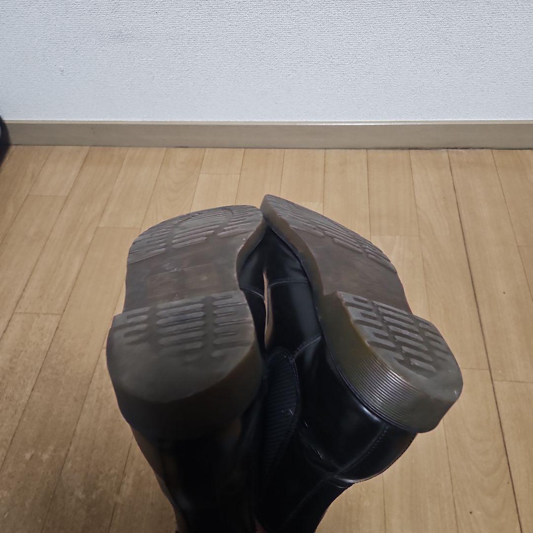 サイドゴアブーツ 黒 レザー