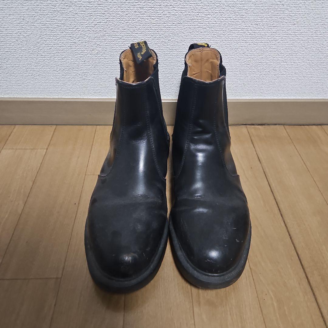 サイドゴアブーツ 黒 レザー