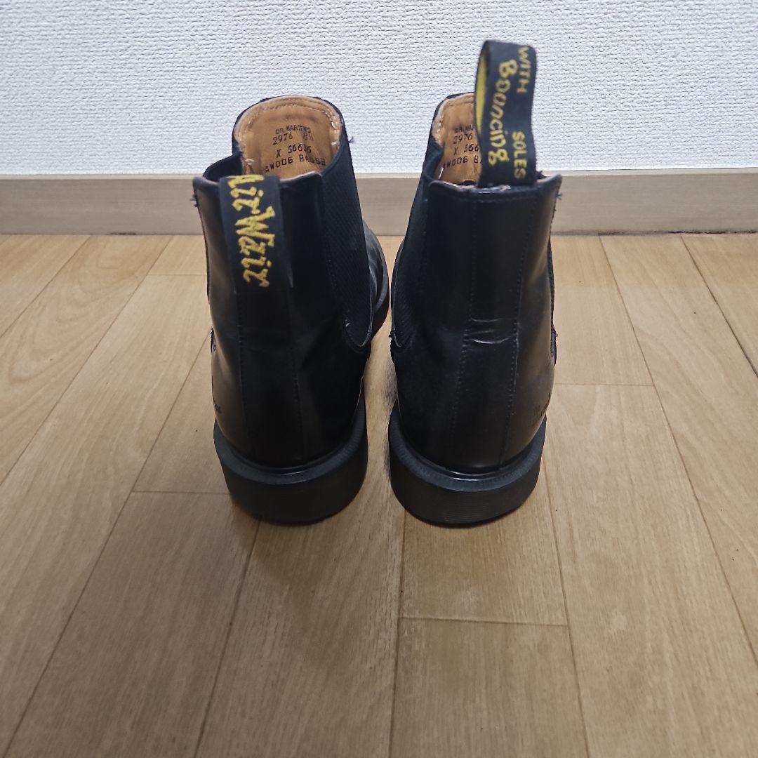 サイドゴアブーツ 黒 レザー