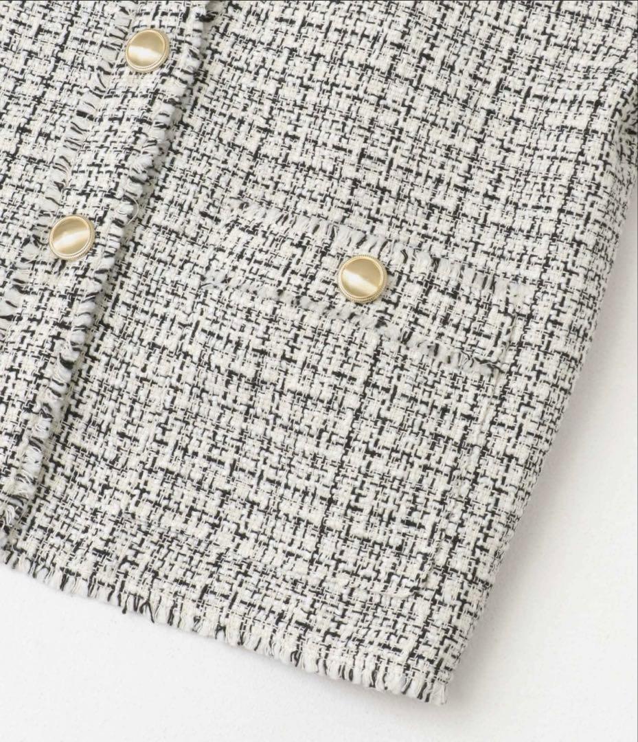 まぐろさん専用 F by ROSSO ツイードノーカラージャケット FREE