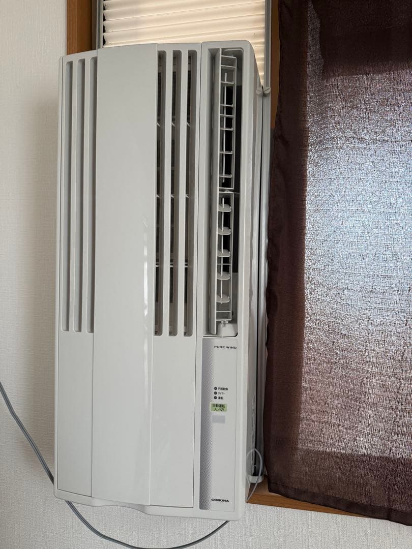 アライコロナ 窓用エアコン CW-F1623R 2023年製造