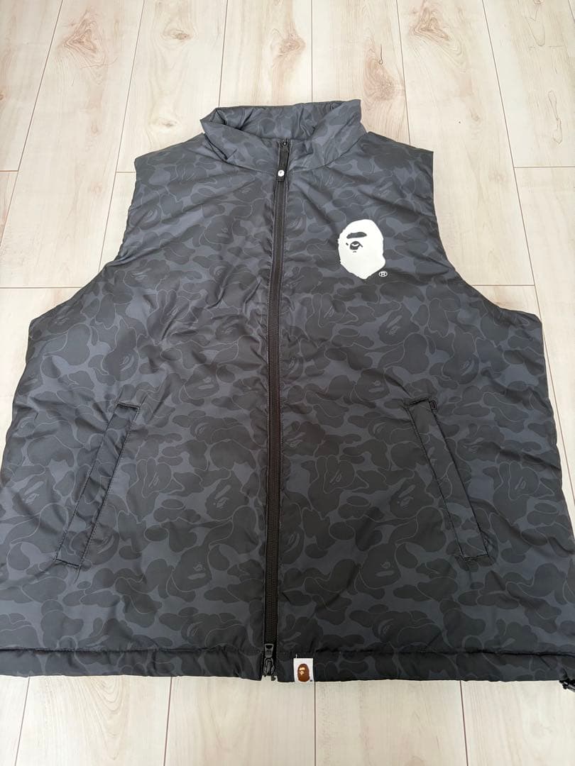 A BATHING APE 迷彩ダウンベスト