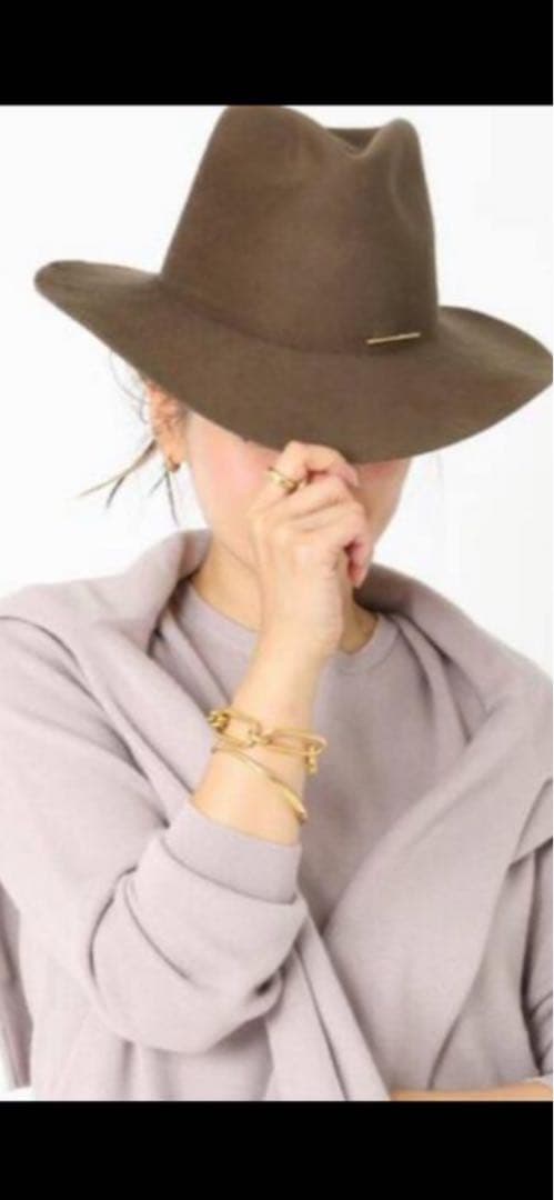 【未使用】 JANESSA LEONE HAT ソフトウールハット