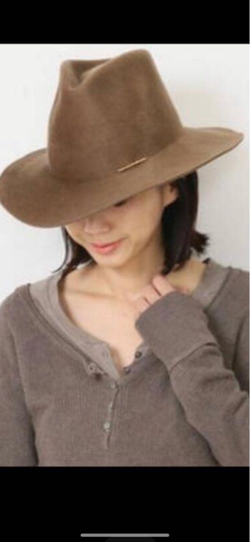 【未使用】 JANESSA LEONE HAT ソフトウールハット