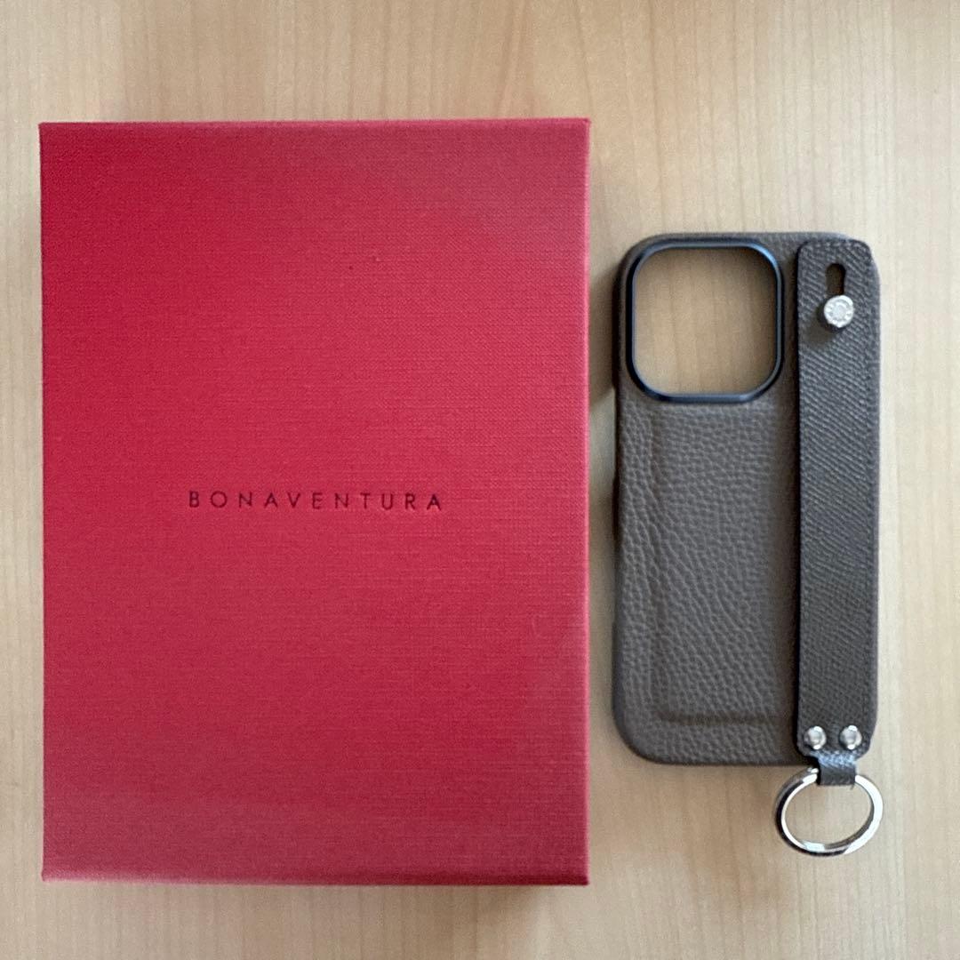 iPhone 16 Proハンドル付き バックカバーケース シュリンクレザー