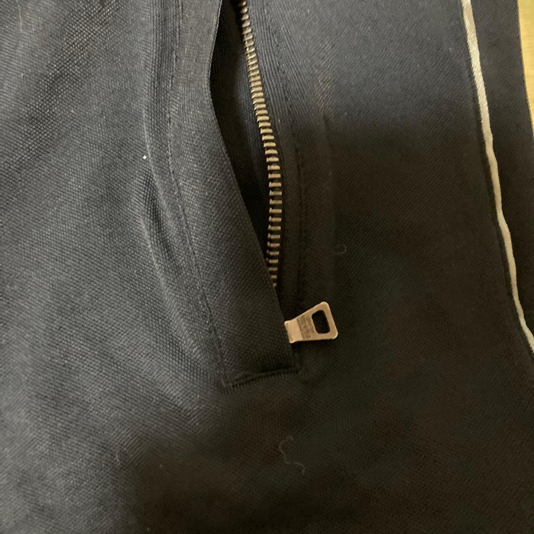 PRADA ジップアップジャケット ネイビー/ホワイト