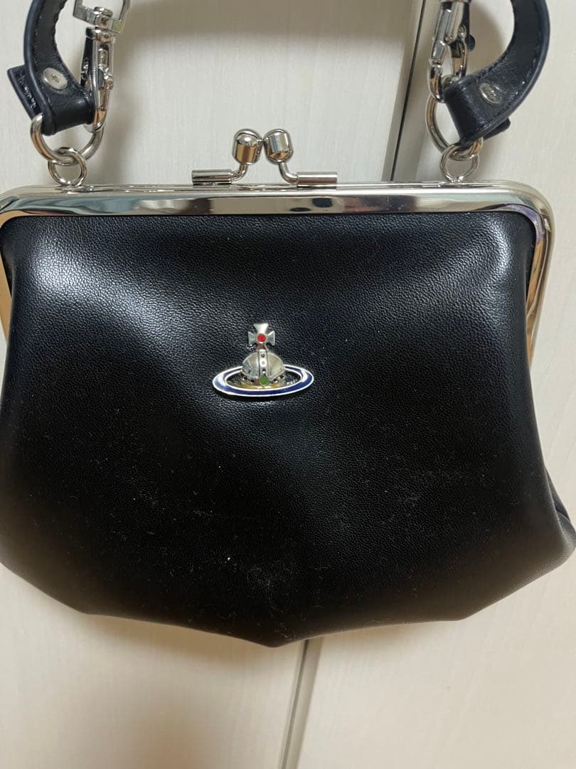 Vivienne Westwood レザー がま口 2wayバッグ ミニ