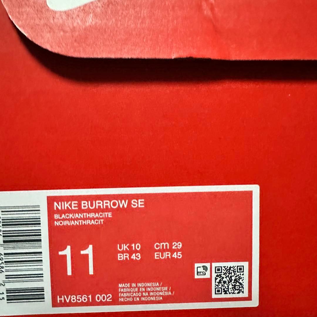 BURROW SE バロウ SE MHV8561 002BLK/ANTHRA