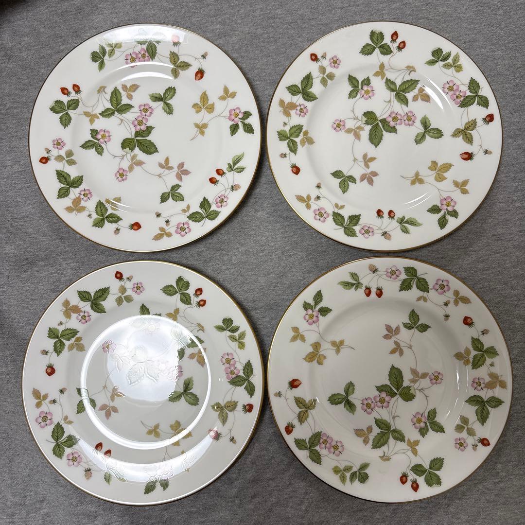 【美品】 Wild Strawberry 皿 4枚セット