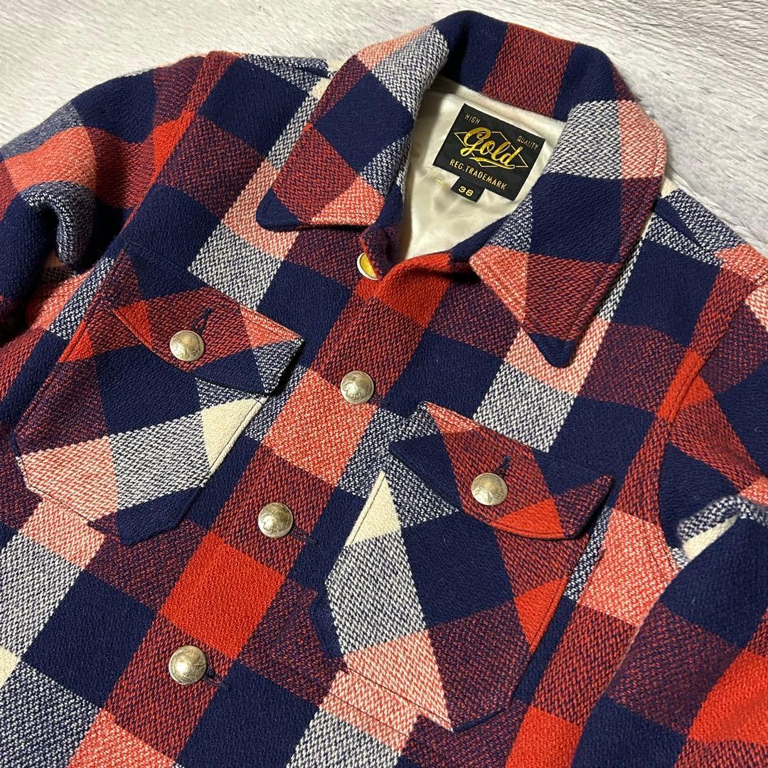 東洋エンタープライズ GOLDゴールド　コンチョボタン ウールジャケット　38㌅