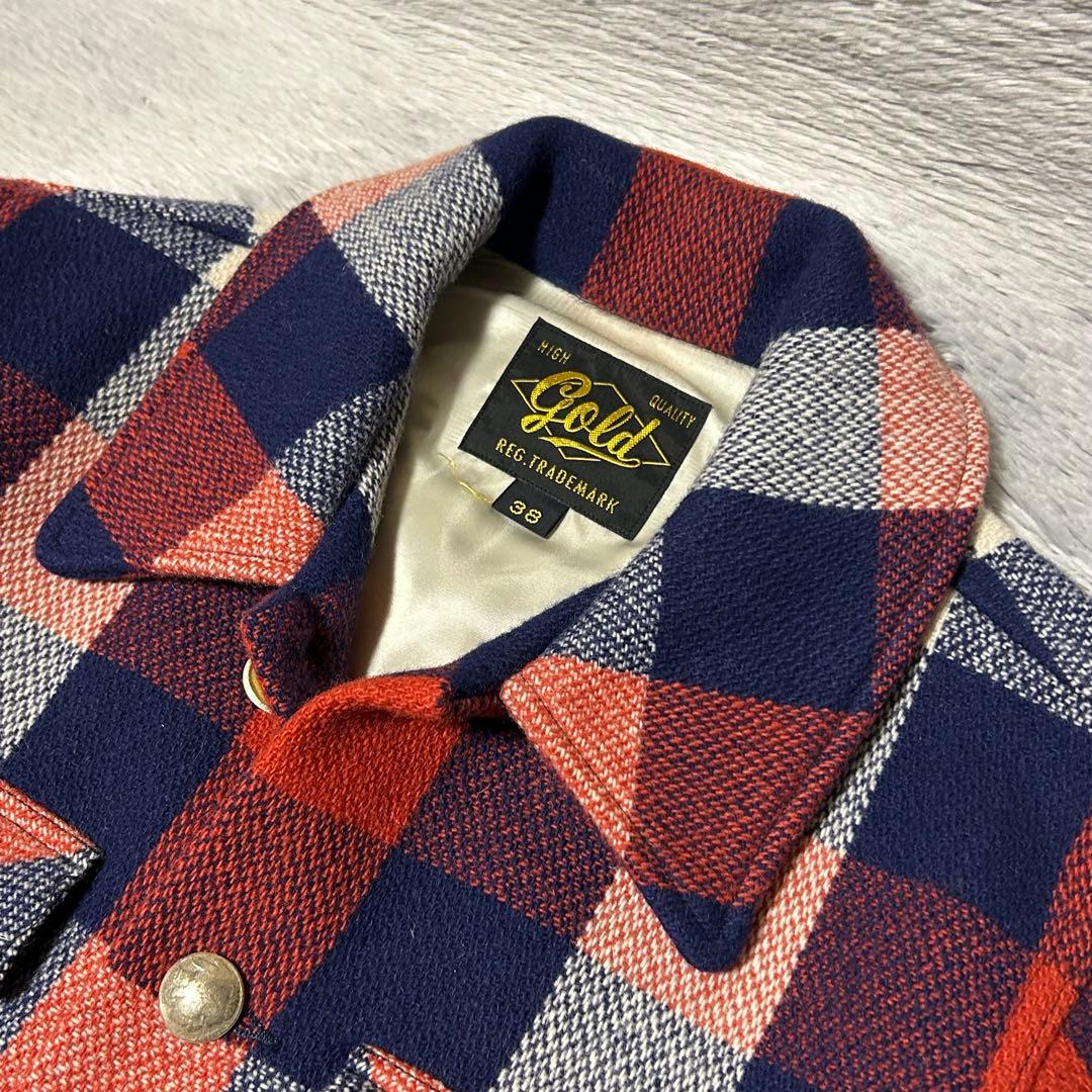 東洋エンタープライズ GOLDゴールド　コンチョボタン ウールジャケット　38㌅