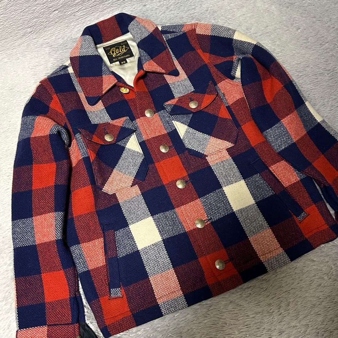 東洋エンタープライズ GOLDゴールド　コンチョボタン ウールジャケット　38㌅