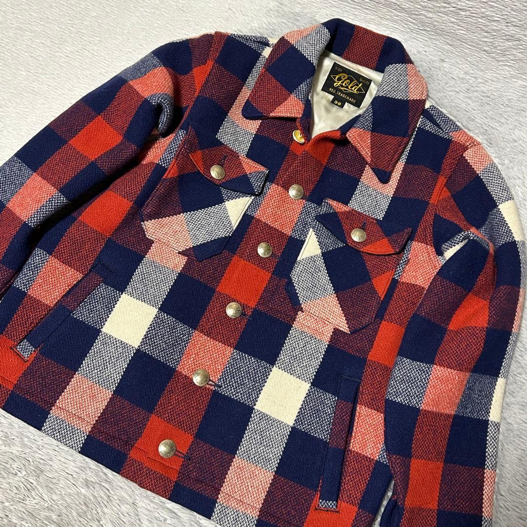 東洋エンタープライズ GOLDゴールド　コンチョボタン ウールジャケット　38㌅