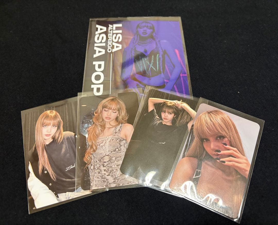 LiSA ポップアップ グッズ 購入特典 5点 フォトカード BLACKPINK