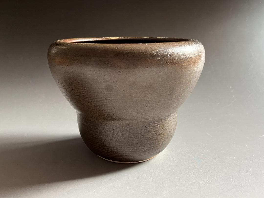 久田宗也書付　陽炎園　膳所焼　箪瓢　建水　茶道具　表千家