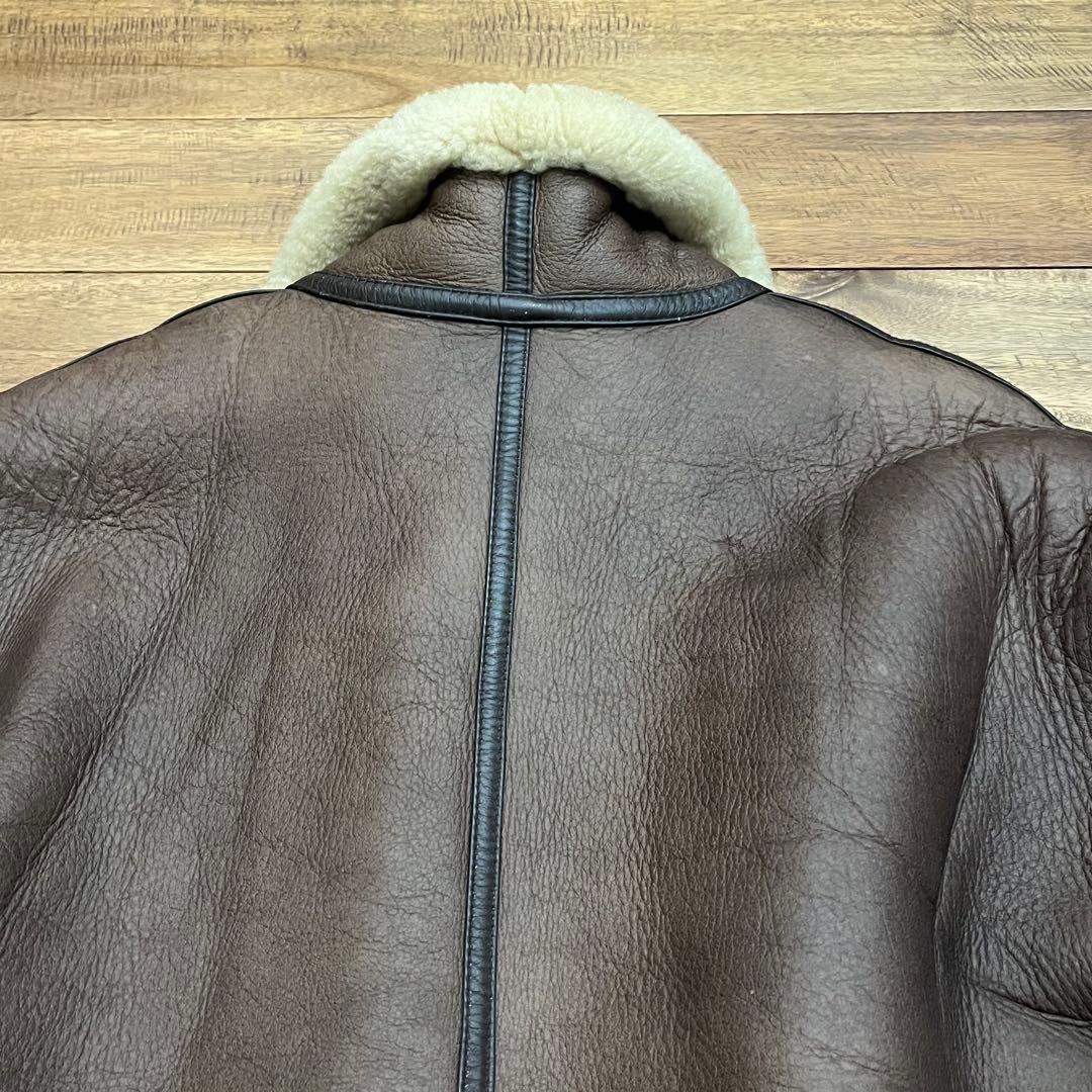 極美品B-3 ムートンフライトジャケット　サイズM レザー　本革