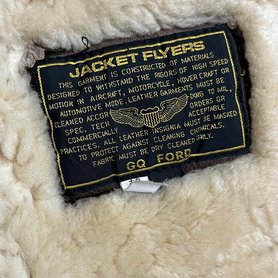 極美品B-3 ムートンフライトジャケット　サイズM レザー　本革