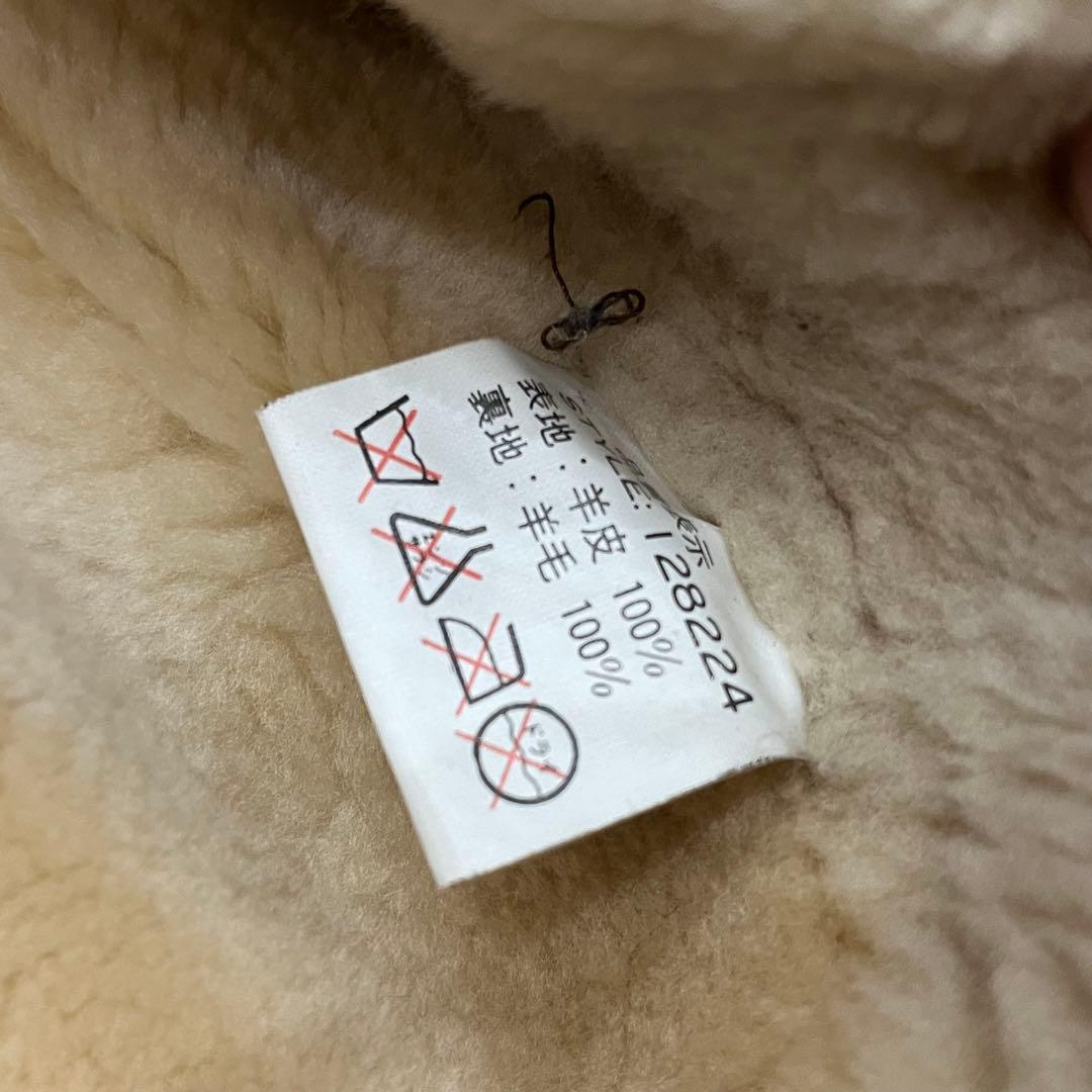 極美品B-3 ムートンフライトジャケット　サイズM レザー　本革