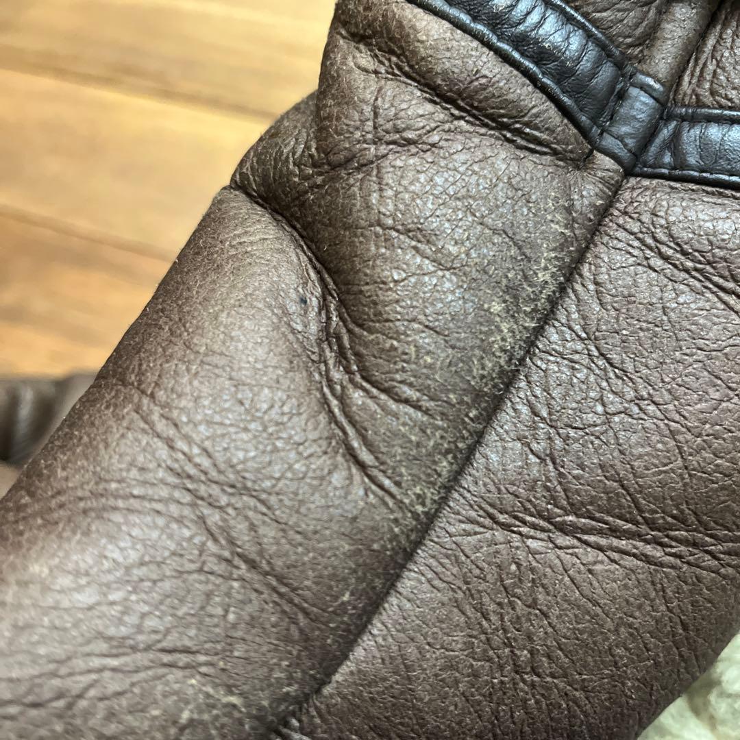 極美品B-3 ムートンフライトジャケット　サイズM レザー　本革