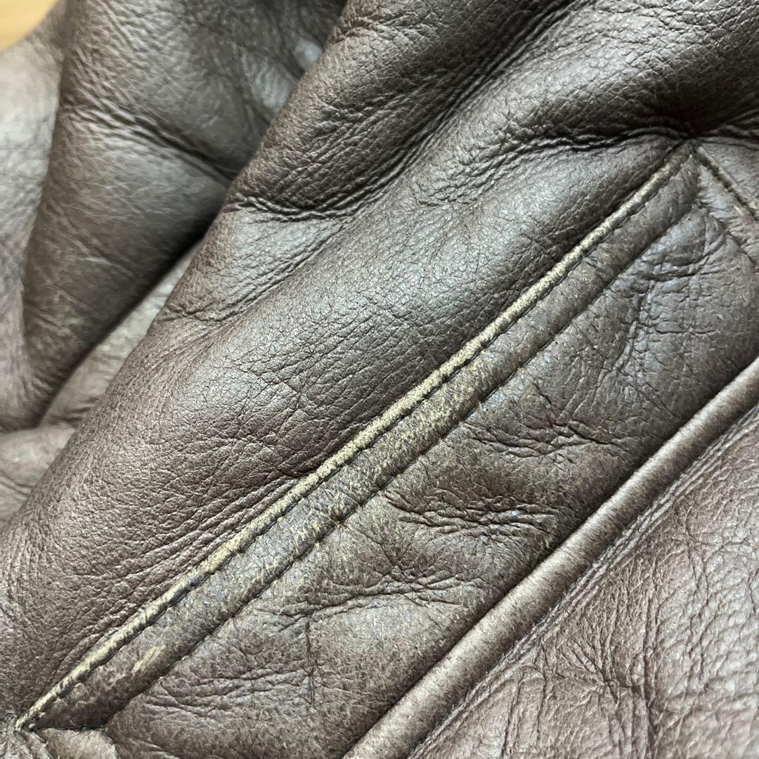 極美品B-3 ムートンフライトジャケット　サイズM レザー　本革