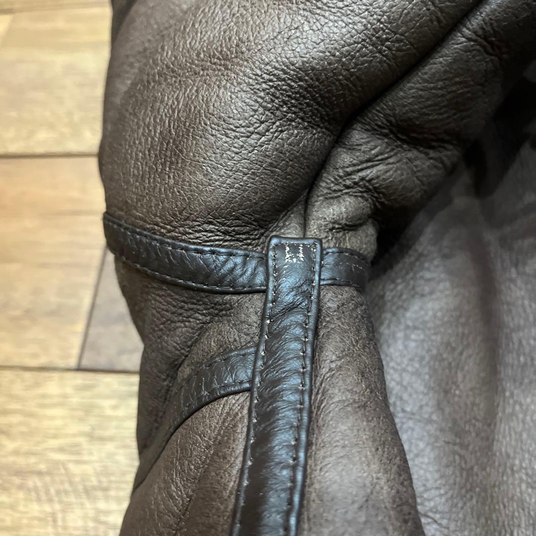 極美品B-3 ムートンフライトジャケット　サイズM レザー　本革