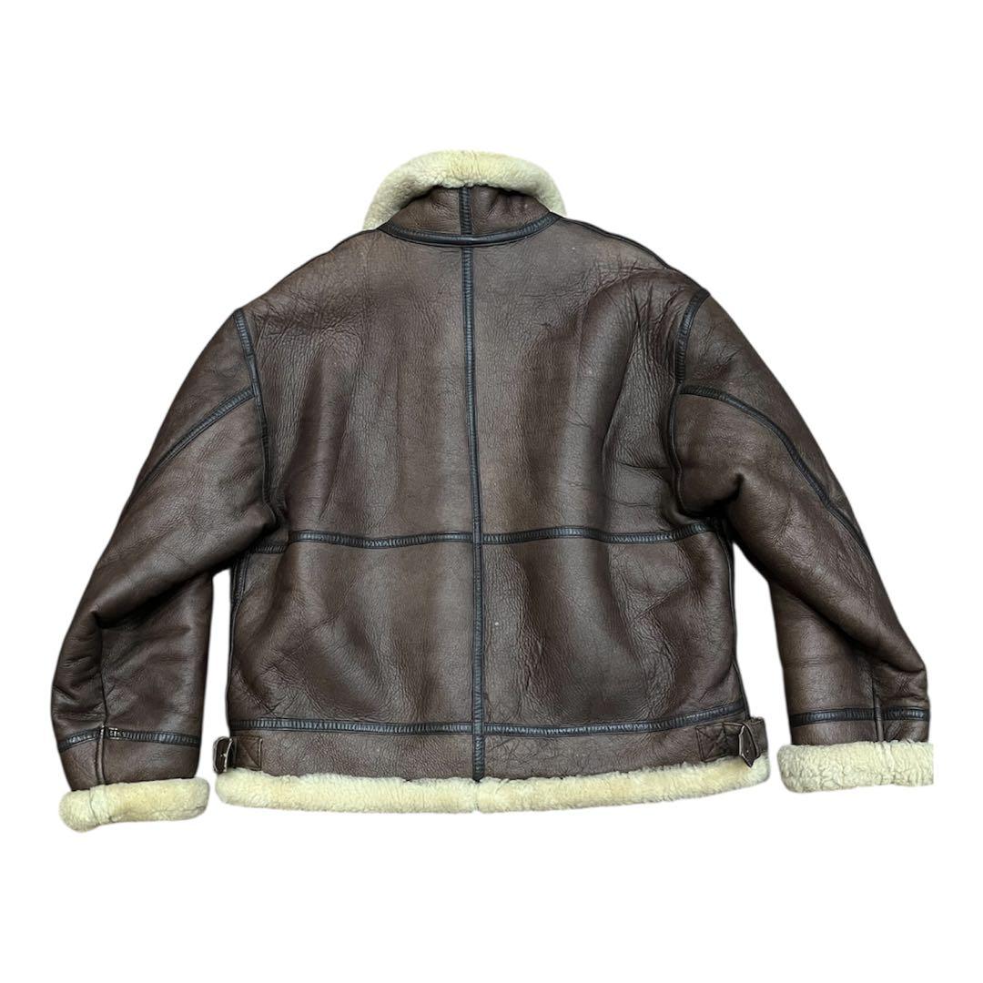 極美品B-3 ムートンフライトジャケット　サイズM レザー　本革