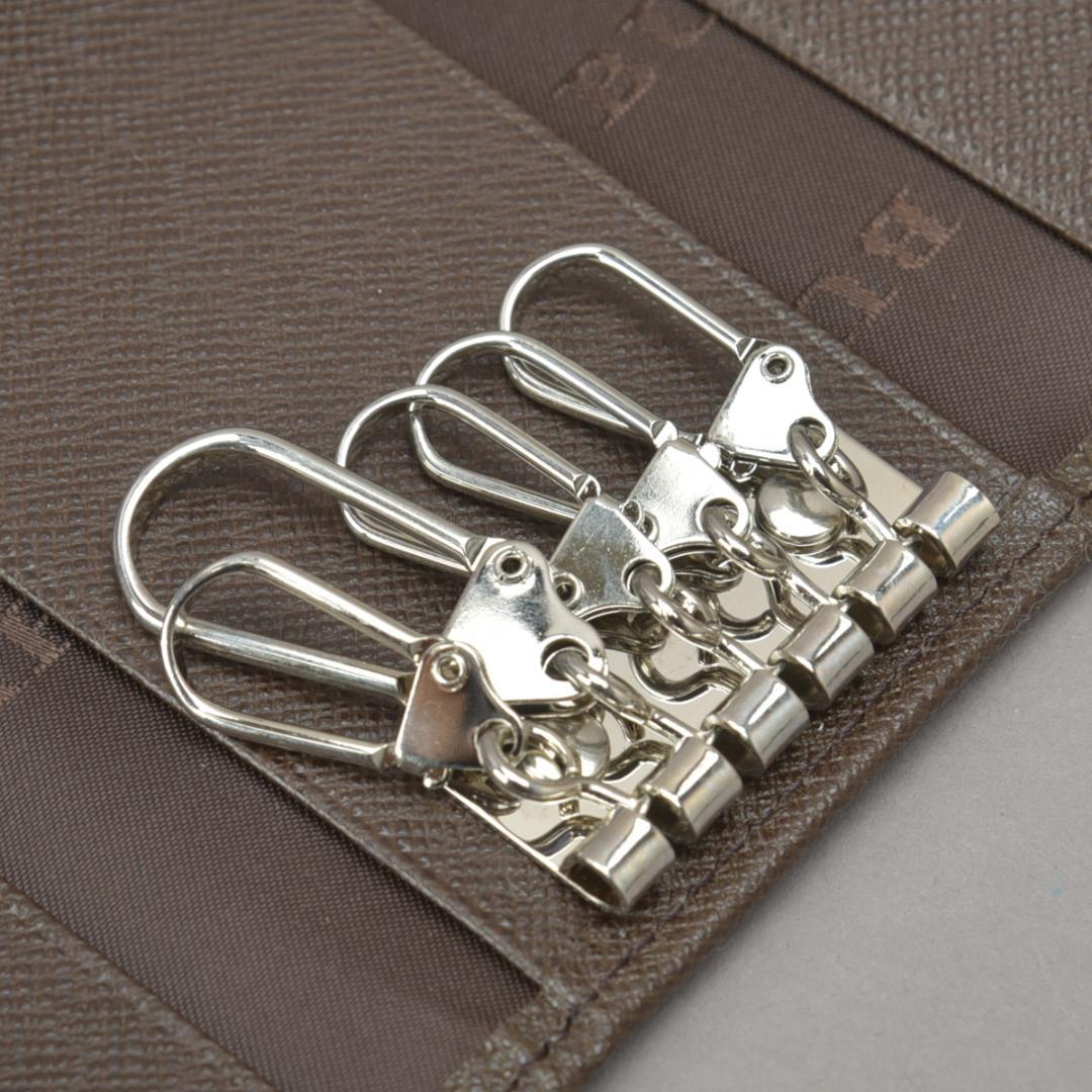 新品◇バーバリー ノバチェック柄 5連 キーケース ベージュ ブラウン 箱付き