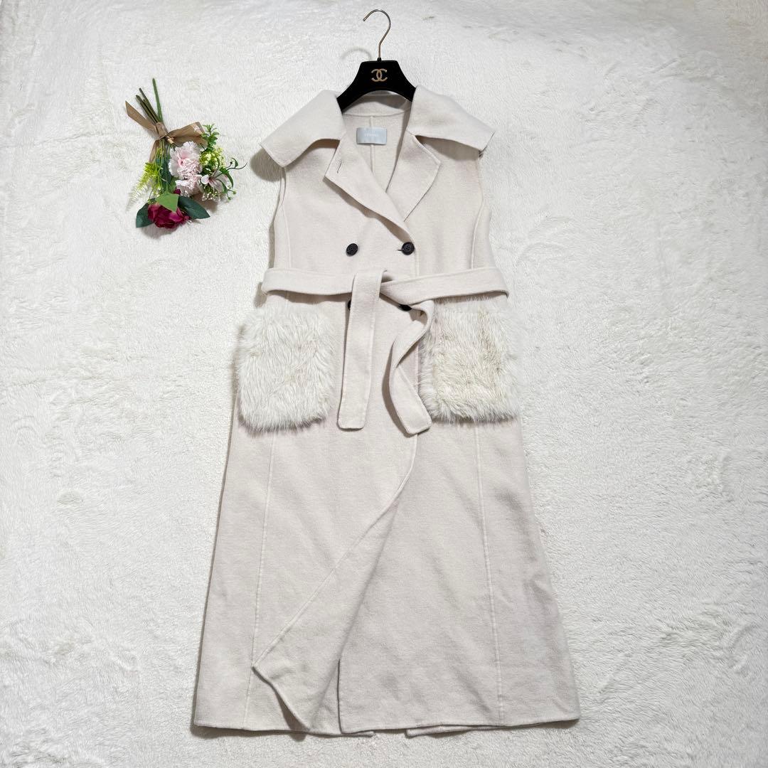 セルフォード　CELFORD 3way リバートレンチコート　白