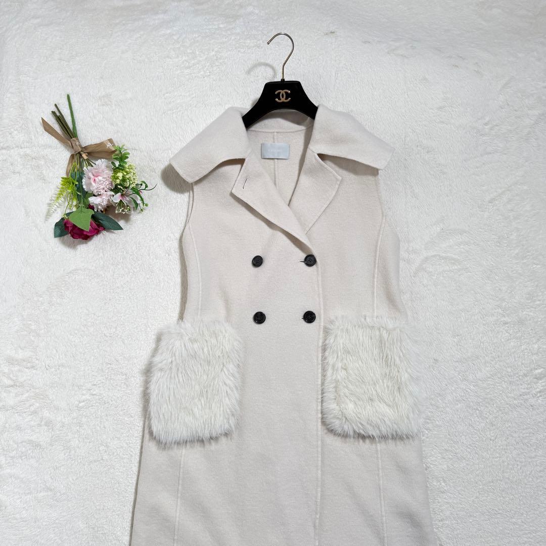 セルフォード　CELFORD 3way リバートレンチコート　白