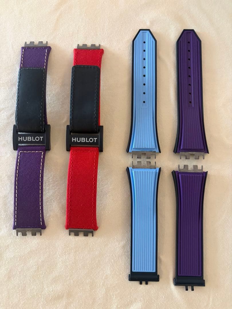 HUBLOT ウブロ　42mm用 ストラップ4本セット