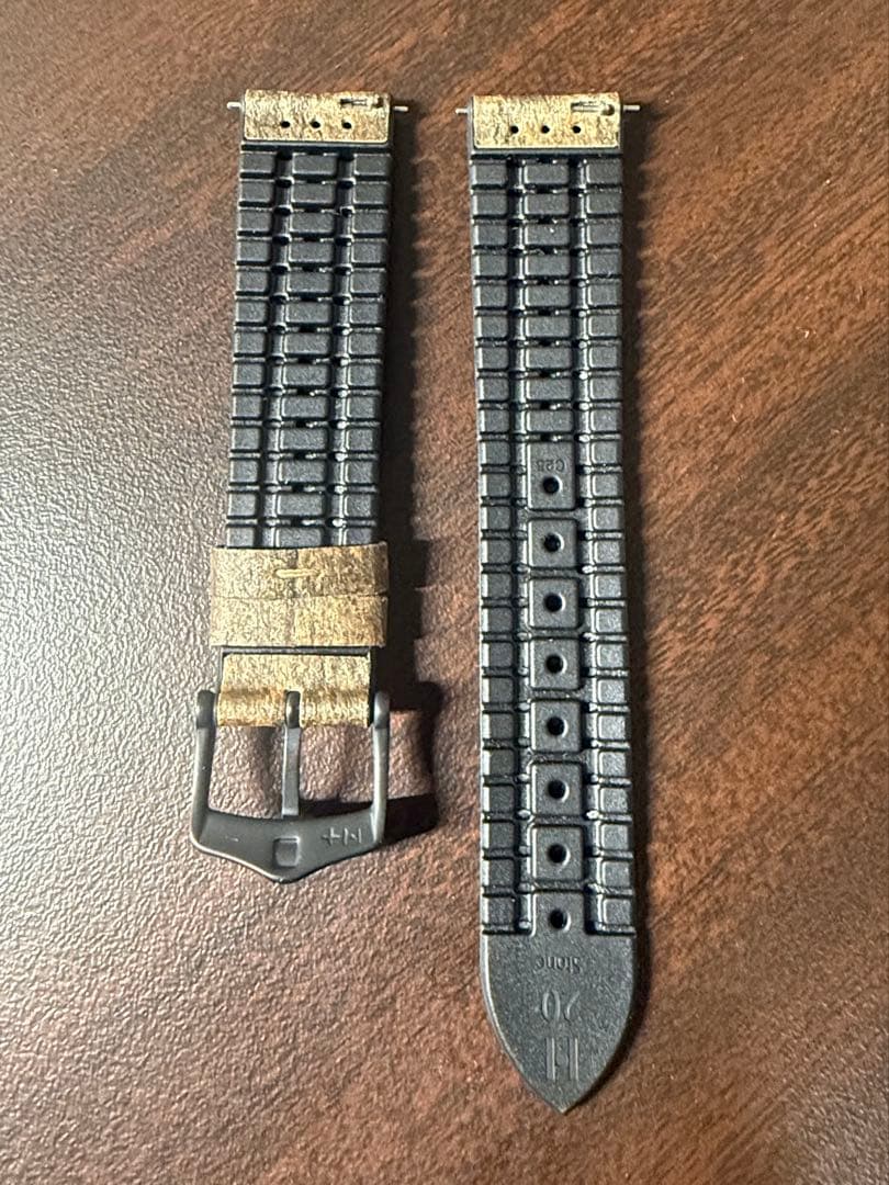 ヒルシュ　ストーン　ブラウン　腕時計　レザーベルト