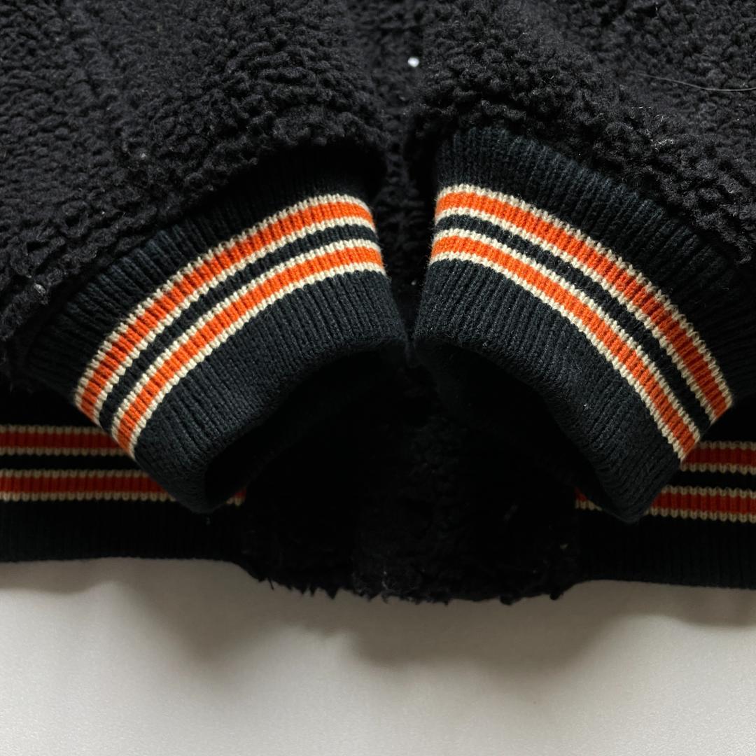 ホワイツビルレタードワッペンボアスタジャン黒ブラック40l東洋エンタープライズ