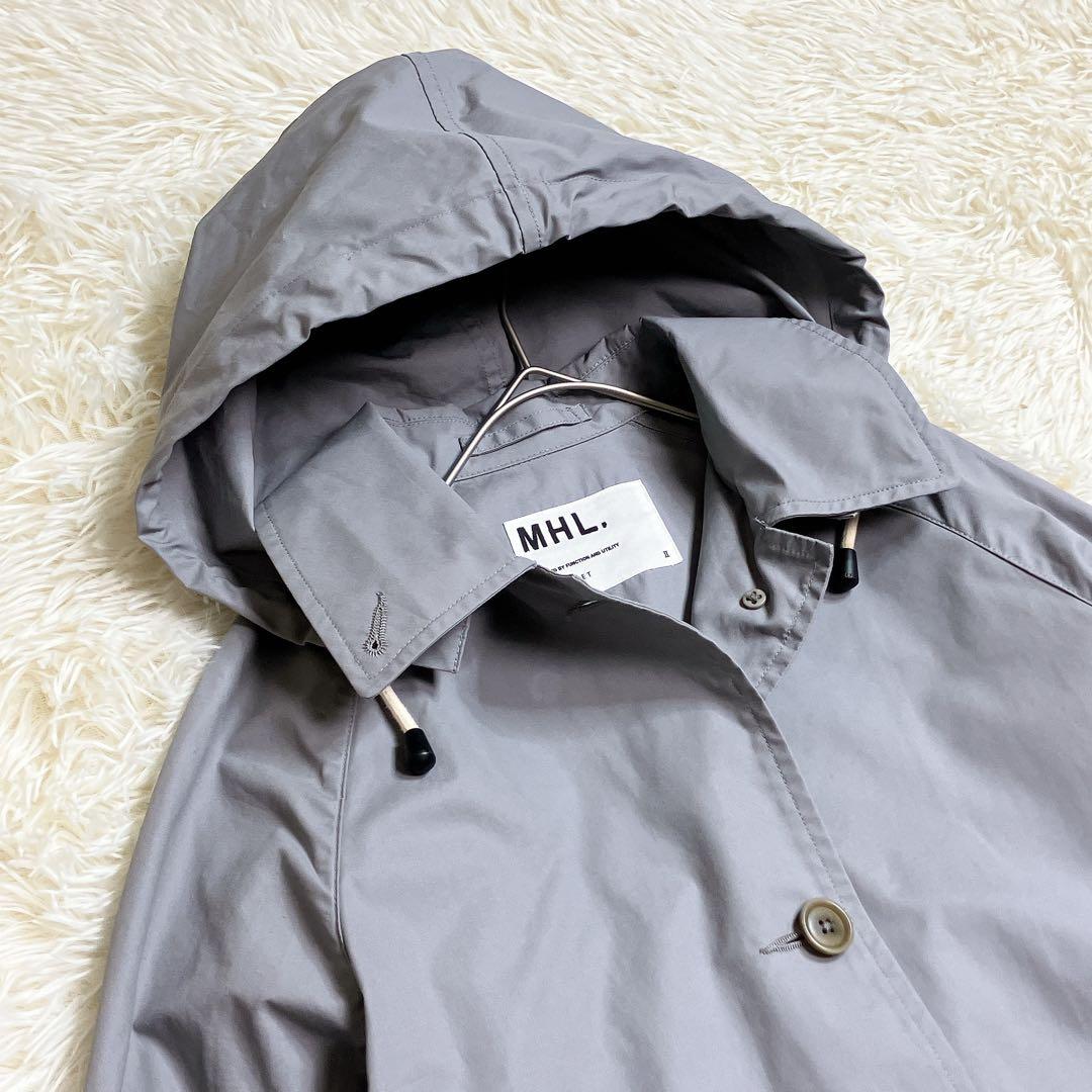 ✨美品✨マーガレットハウエル　MHL. フーデットコート　ステンカラーコート 春