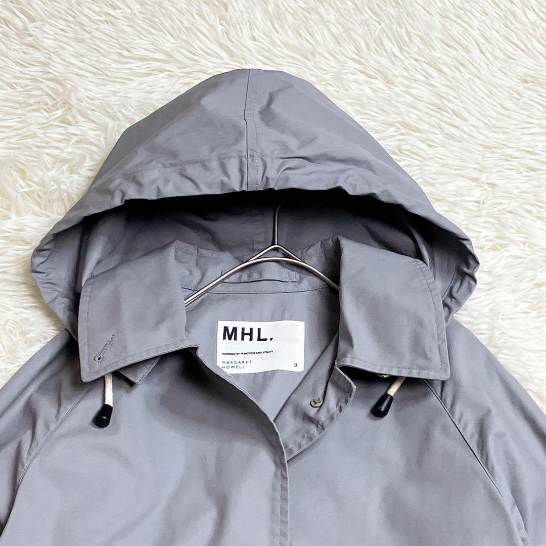 ✨美品✨マーガレットハウエル　MHL. フーデットコート　ステンカラーコート 春