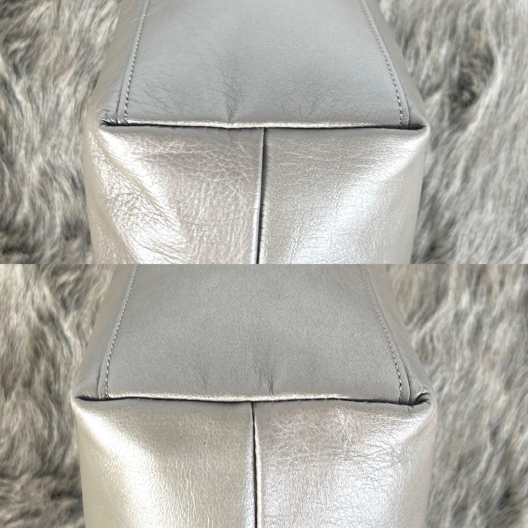 ラシット　RUSSET レザーショルダーバッグ　グレージュ　2way K1447