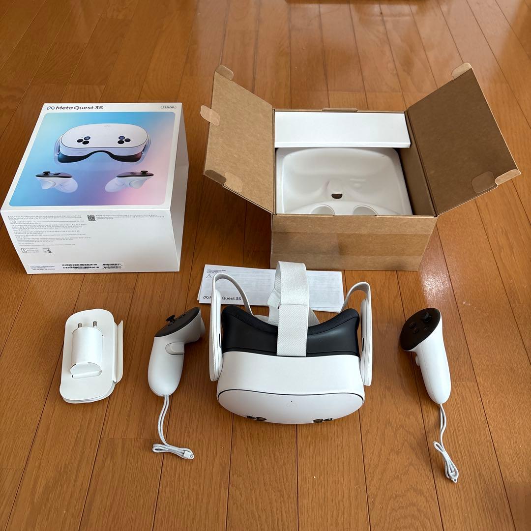  Quest 3S 128G VRヘッドセットとヘッドストラップセット