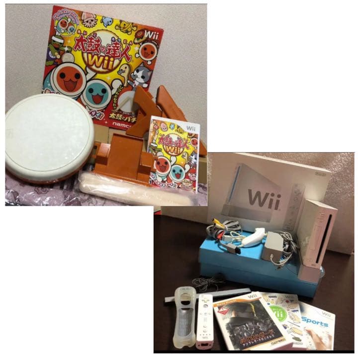 Wii本体ソフト・太鼓の達人セット