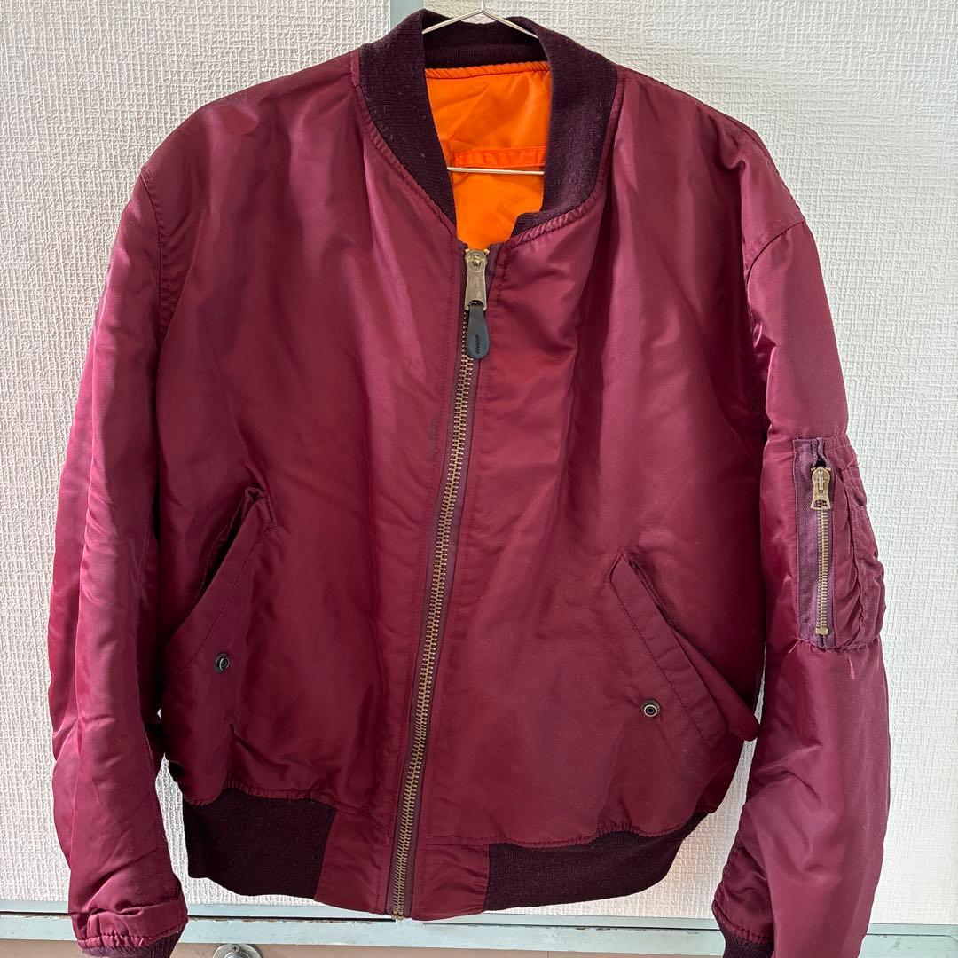 MA-1 フライトジャケット バーガンディ