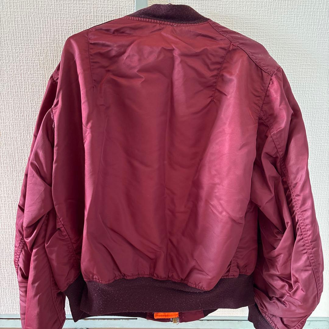 MA-1 フライトジャケット バーガンディ
