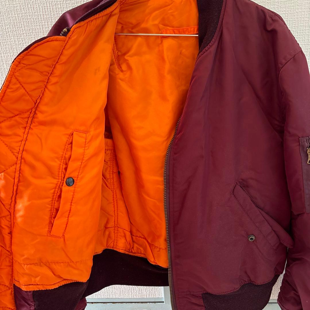 MA-1 フライトジャケット バーガンディ