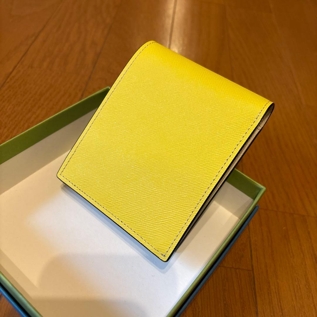 マルニ 二つ折り財布 ミニ財布 MARNI PFMI0003L0 LV520 黄