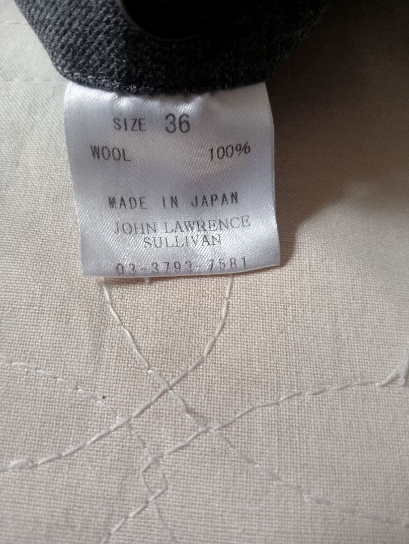 初期　ジョンローレンスサリバン　セットアップ　スーツ　36 グレー